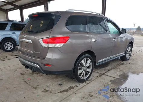 2013 Nissan Pathfinder Platinum z USA, uszkodzony, nr VIN 5N1AR2MN0DC658848